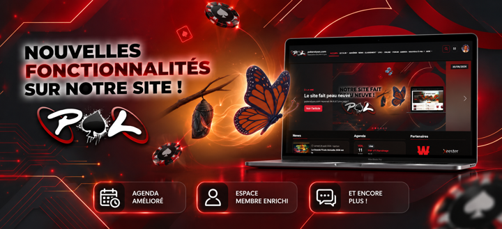 Image de la news Encore du nouveau sur votre site Poker@Lyon