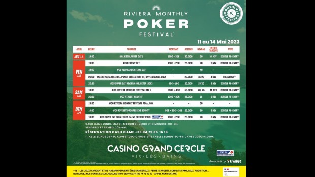 Image CASINO AIX LES BAINS - RIVIERA MONTHLY FESTIVAL