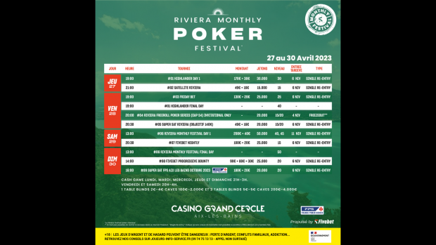 Image CASINO AIX LES BAINS - RIVIERA MONTHLY FESTIVAL